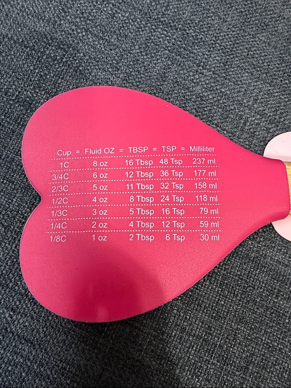 🎀 5 for $25 🎀 Pink Heart Spatula Set - Be Mine / Hug Me